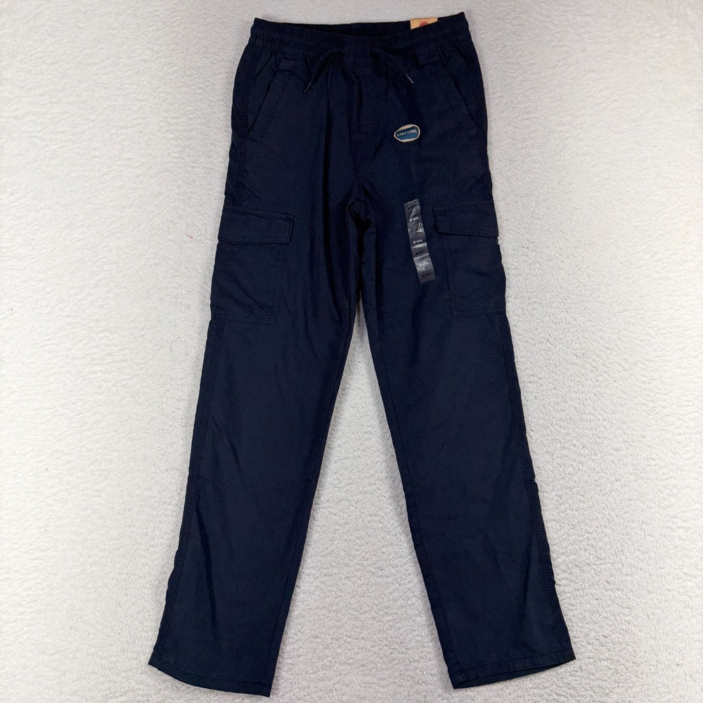 Urban Pipeline Cargo Joggers Boys Medium 10/12 Adjustable Waist Gray 24x26 NWT